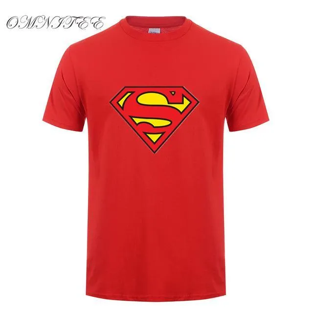 SUPERMAN Logo Short Sleeve T-Shirt for Men (8 colors)