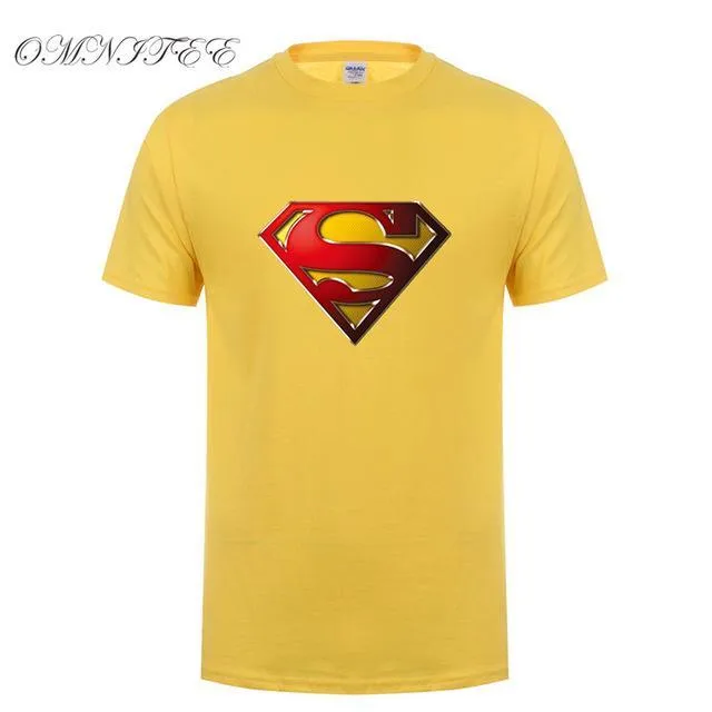 SUPERMAN Logo Short Sleeve T-Shirt for Men (8 colors)