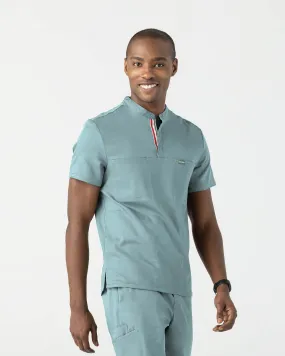 TENCEL™ Skye‎ ‎ Banded Collar Scrub Top