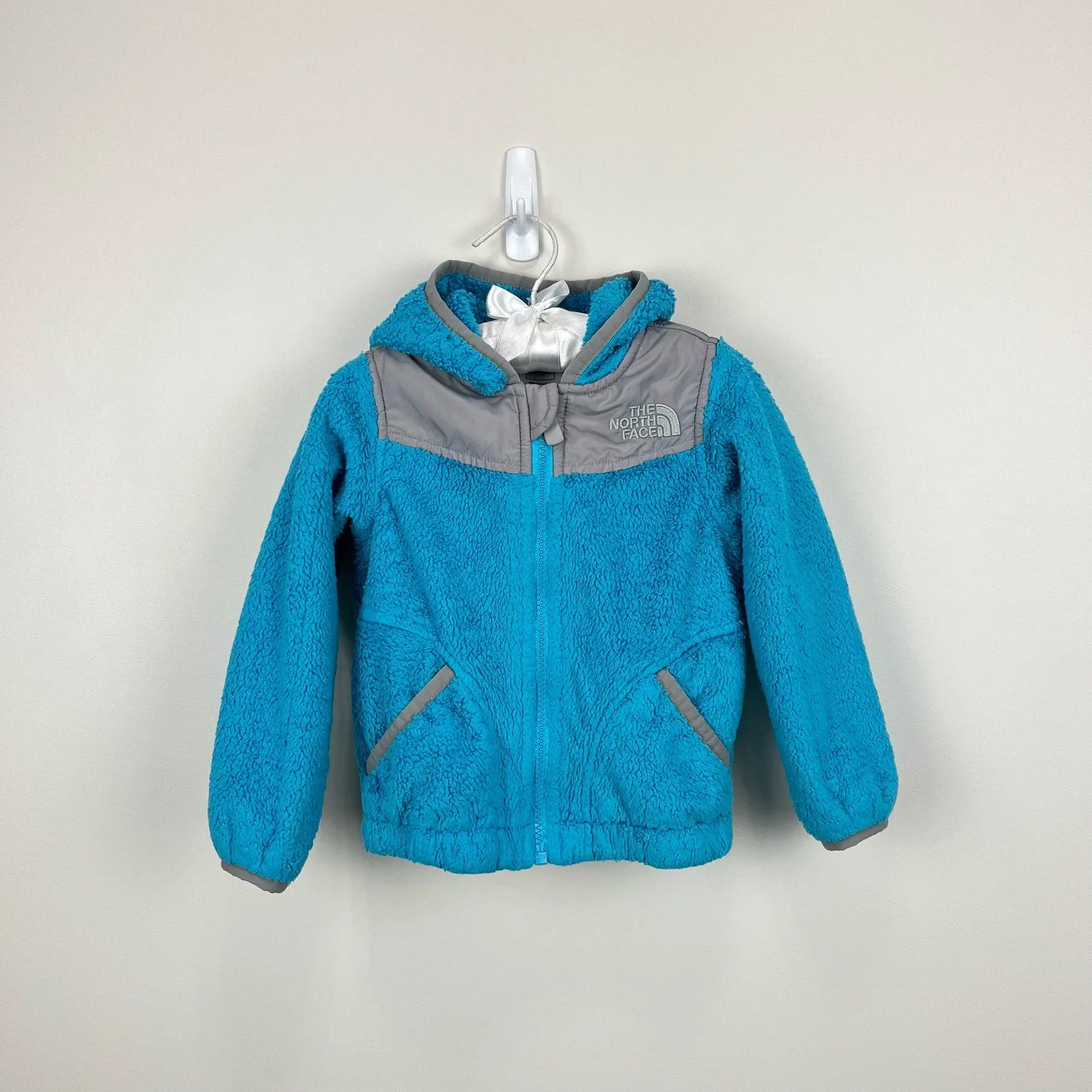 The North Face Girls Blue Fleece Oso Hoodie Jacket 18-24 Months