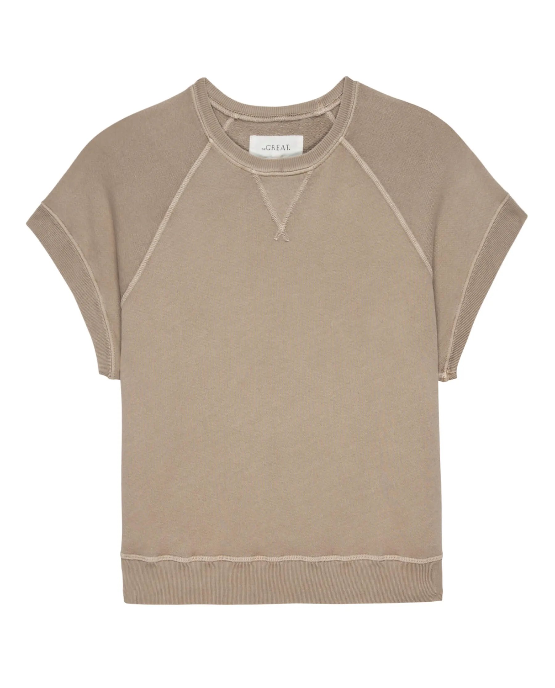 The Wedge Sweatshirt. Solid -- Khaki