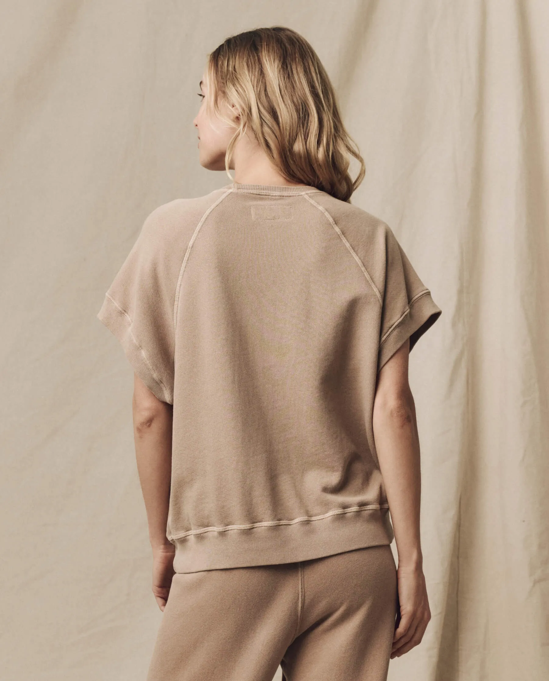 The Wedge Sweatshirt. Solid -- Khaki