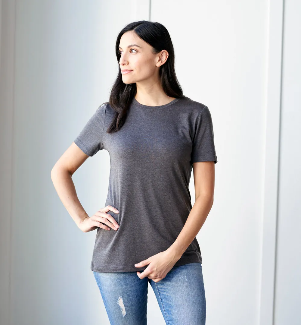 Threshold Crew Neck T-Shirt Standard Fit - Hurricane Grey