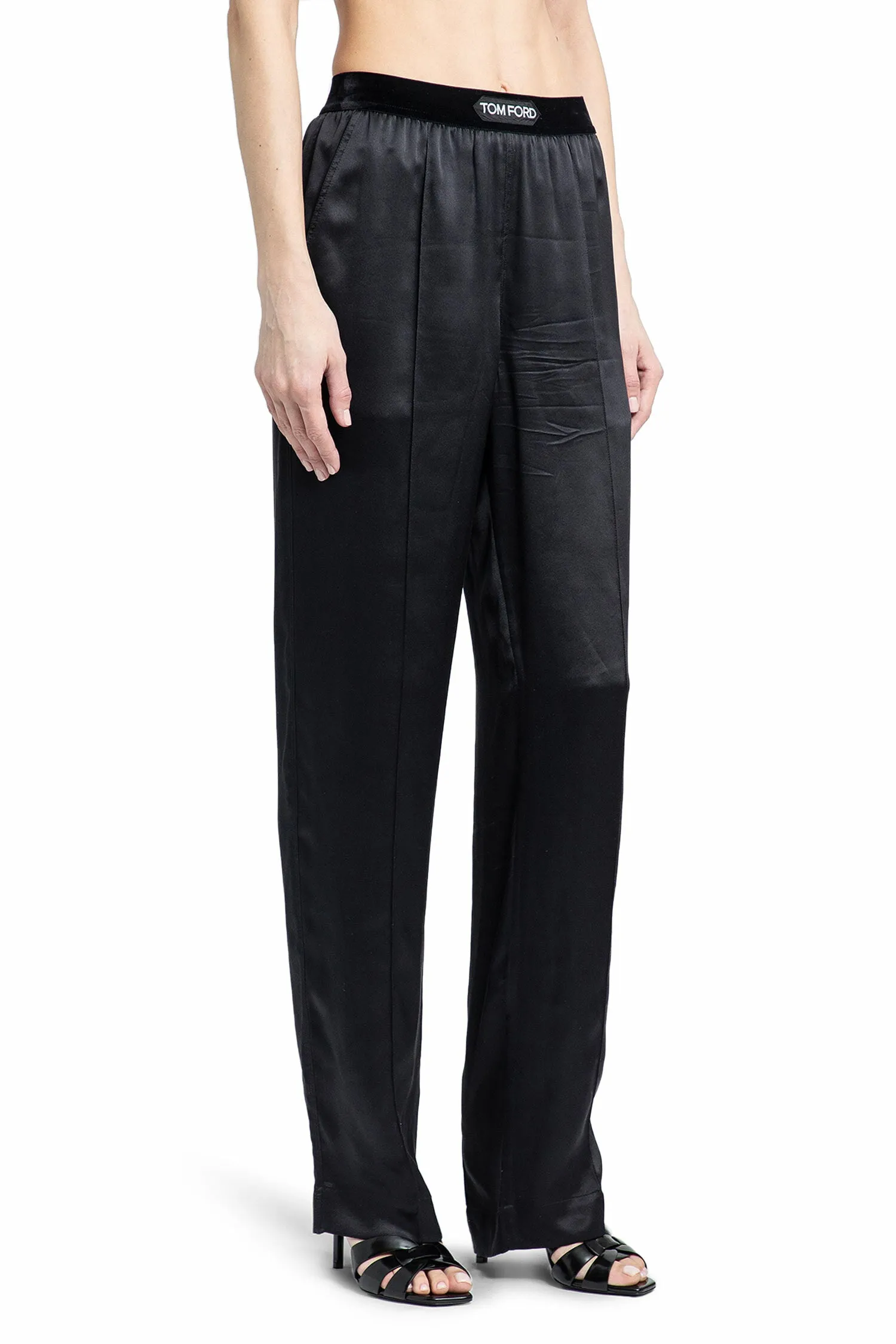 TOM FORD WOMAN BLACK TROUSERS