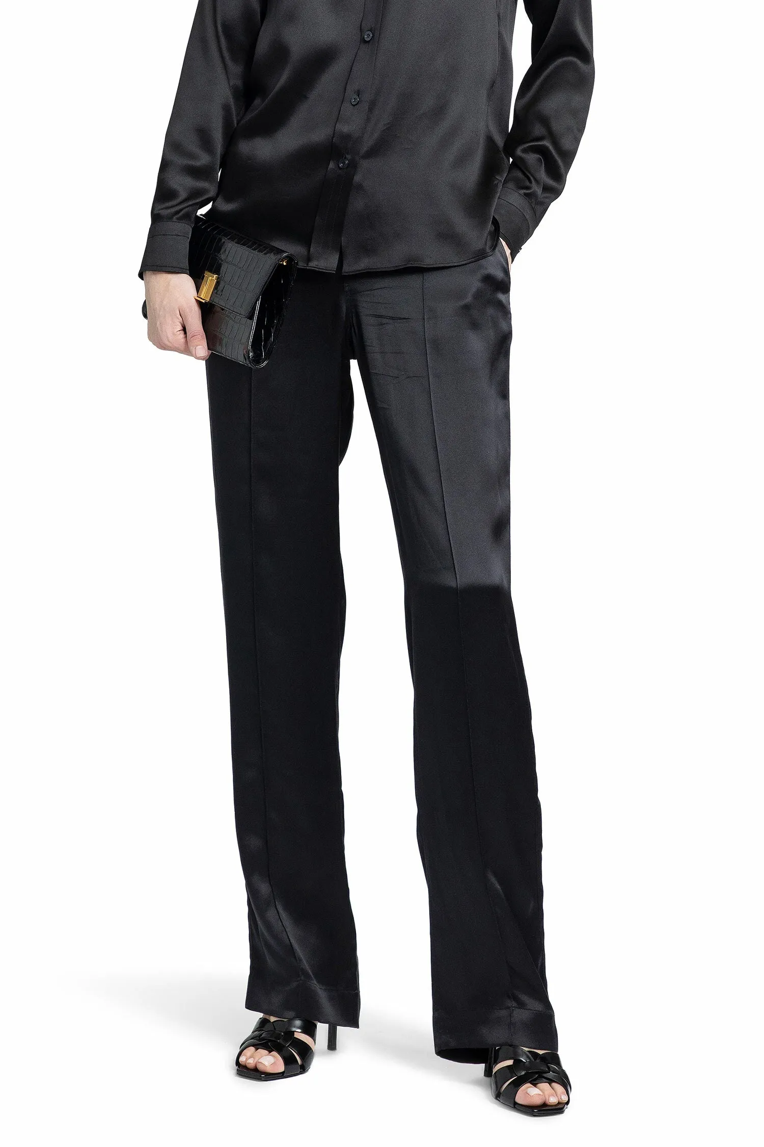 TOM FORD WOMAN BLACK TROUSERS