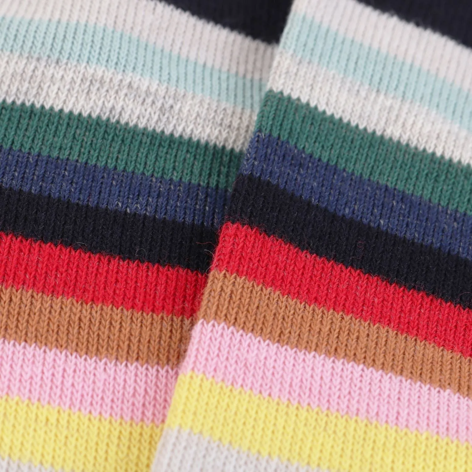 Women's Rainbow Stripe Cotton Socks